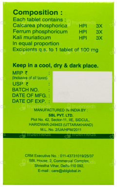 Sbl Bio Combination 10 Tablet 25Gm